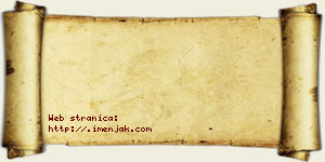 Vladana Blagojević vizit kartica